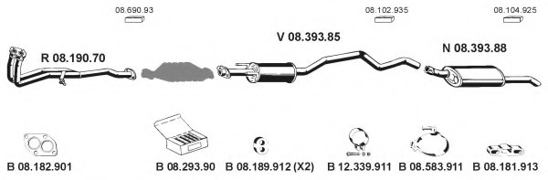 EBERSP?CHER 082183 Exhaust System